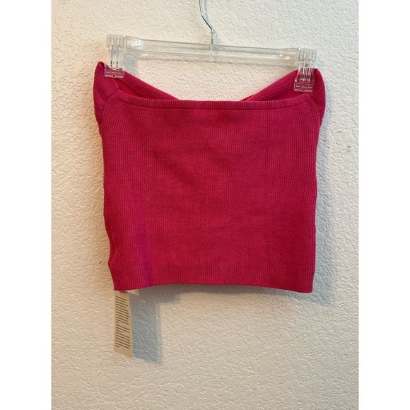 NWT EFAN Womens Cut Out Twist Knot Front Tube Top Sz Small - Picture 3 of 8